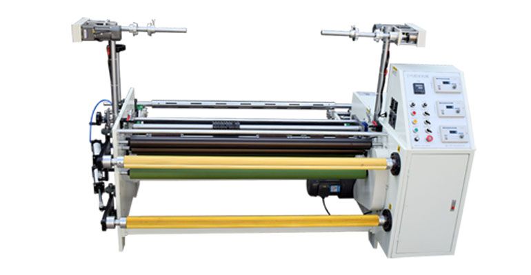 母卷单面带胶PE保护膜复卷分条机