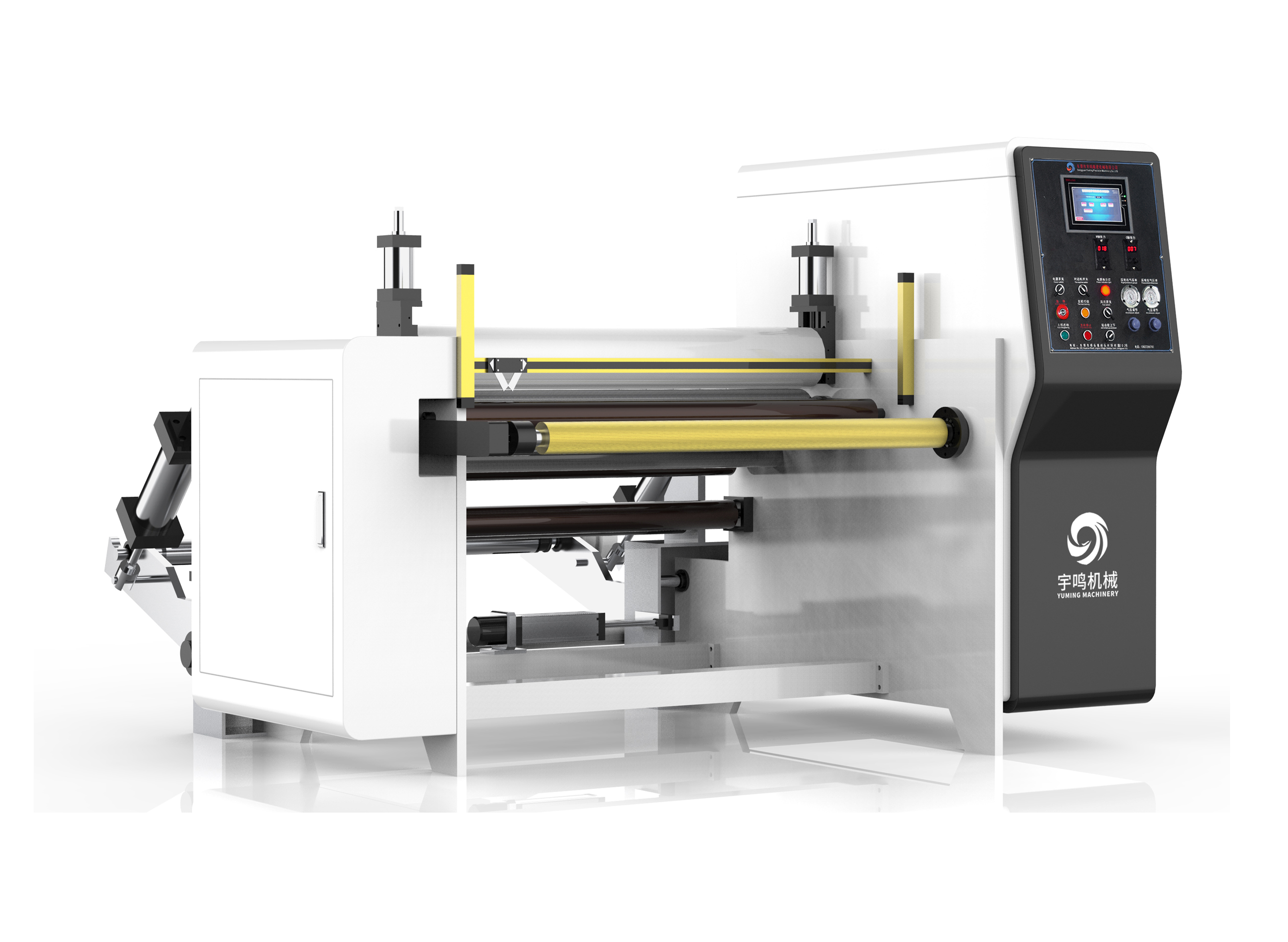 无轴多功能贴合分条机