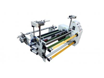 母卷单面带胶PE保护膜复卷分条机